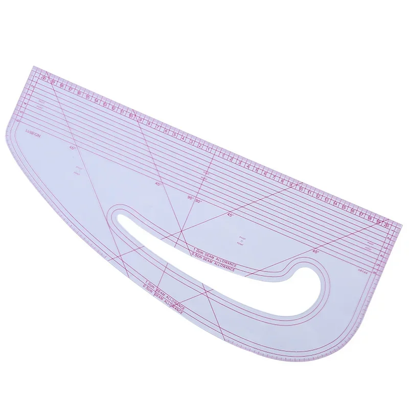 Sewing Gauge Ruler - เย็บเสื้อผ้าไม้บรรทัด Patchwork เย็บไม้บรรทัดไม้บรรทัดอเนกประสงค์ใส่ Yardstick ตะเข็บ Gauge