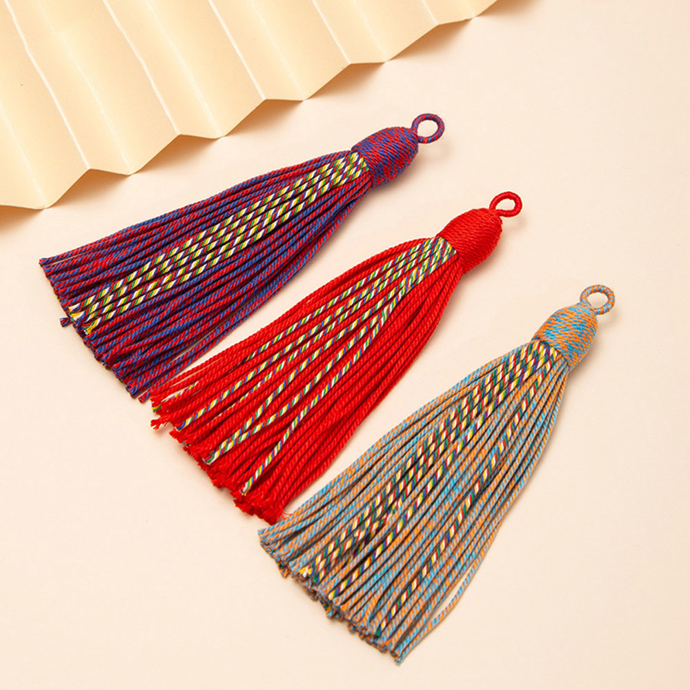 พู่ไหมพรมฝ้ายขนาด 11 ซม. 4 ชิ้ - Sewing Thread In Textile บทวิจารณ์และราคา