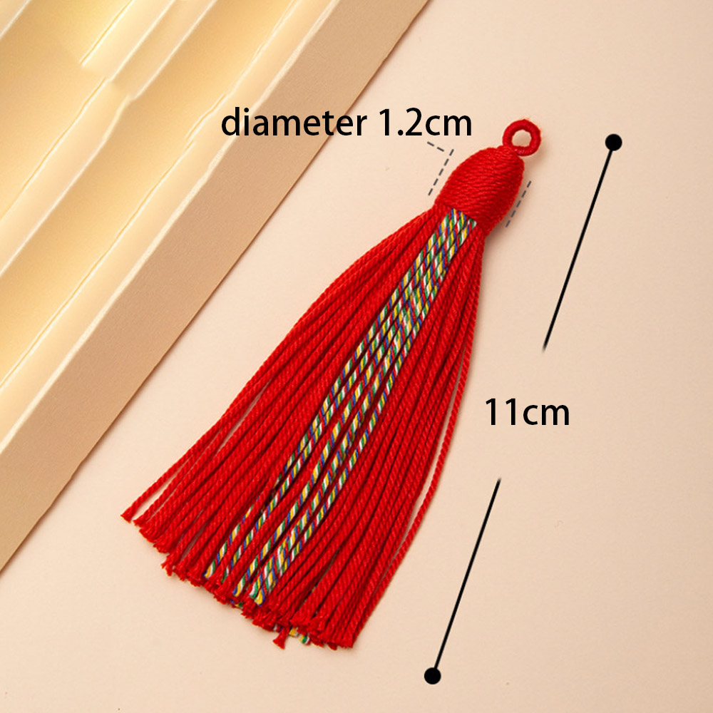 พู่ไหมพรมฝ้ายขนาด 11 ซม. 4 ชิ้ - Sewing Thread In Textile บทวิจารณ์และราคา