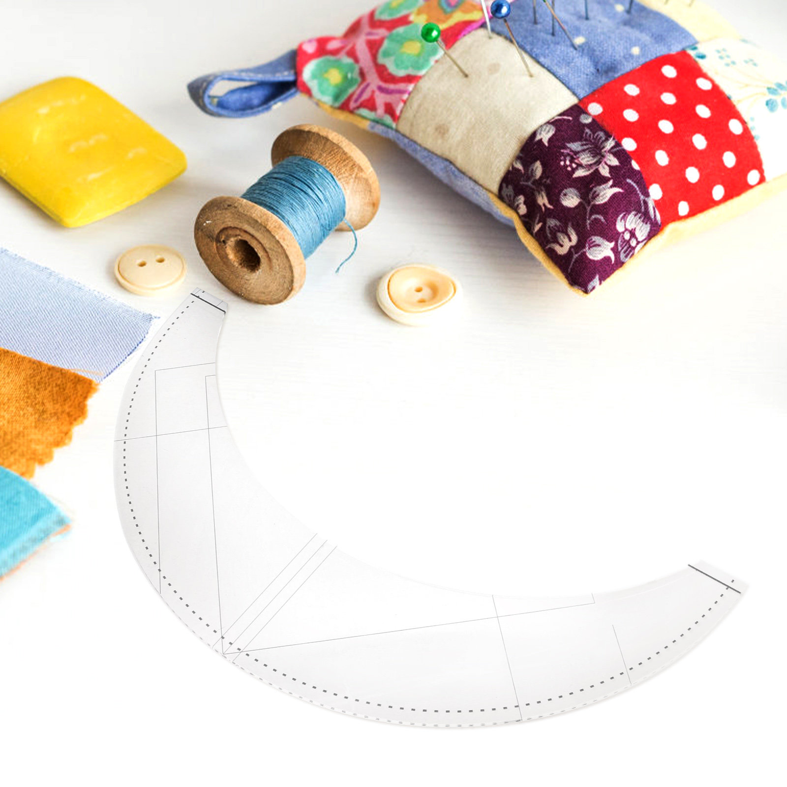 ไม้บรรทัดอะคริลิกอเนกประสงค์สำ - Sewing Gauge Ruler บทวิจารณ์และราคา