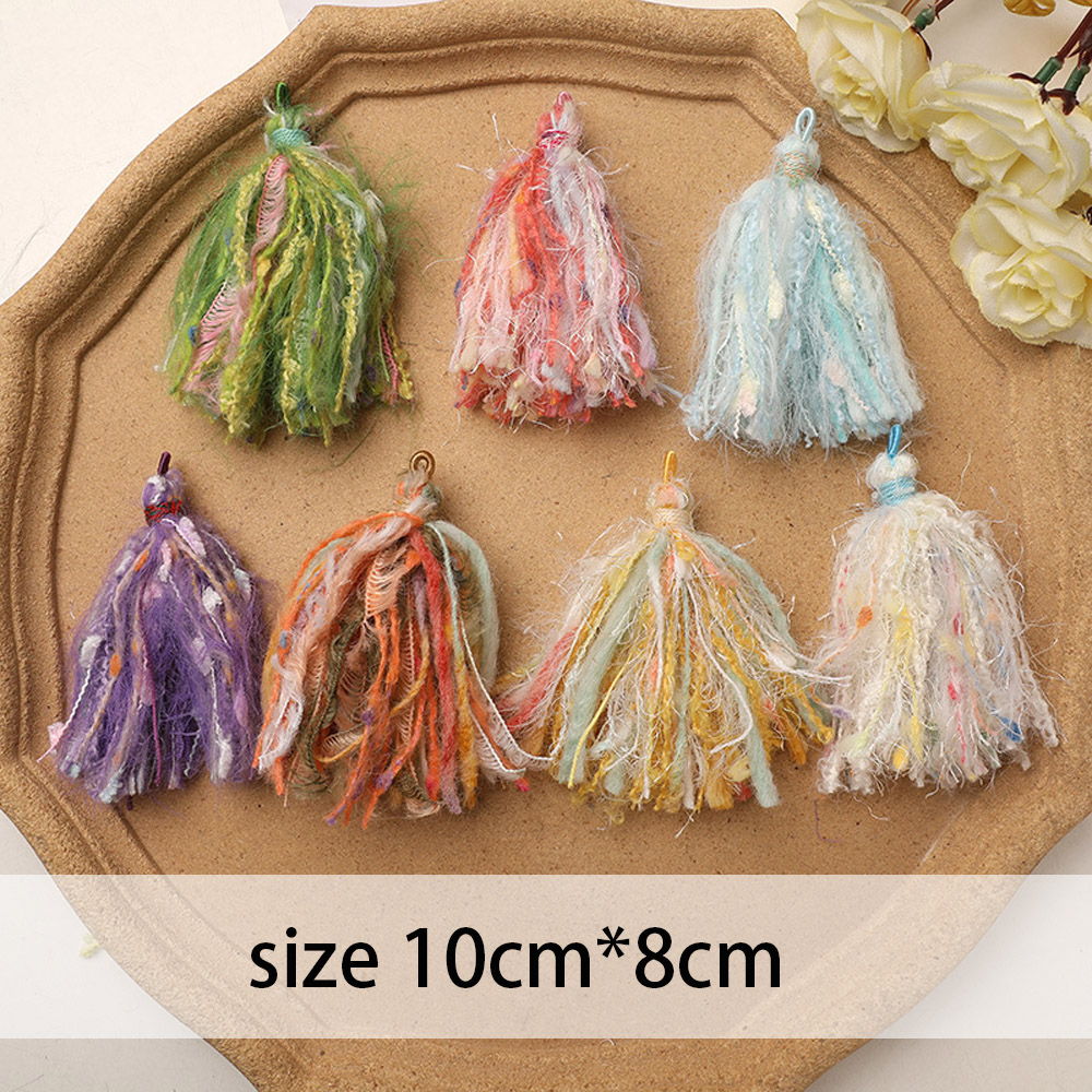 พู่ไหมพรมฝ้ายแบบชิ้นเดียว ทำมื - Sewing Thread In Textile บทวิจารณ์และราคา