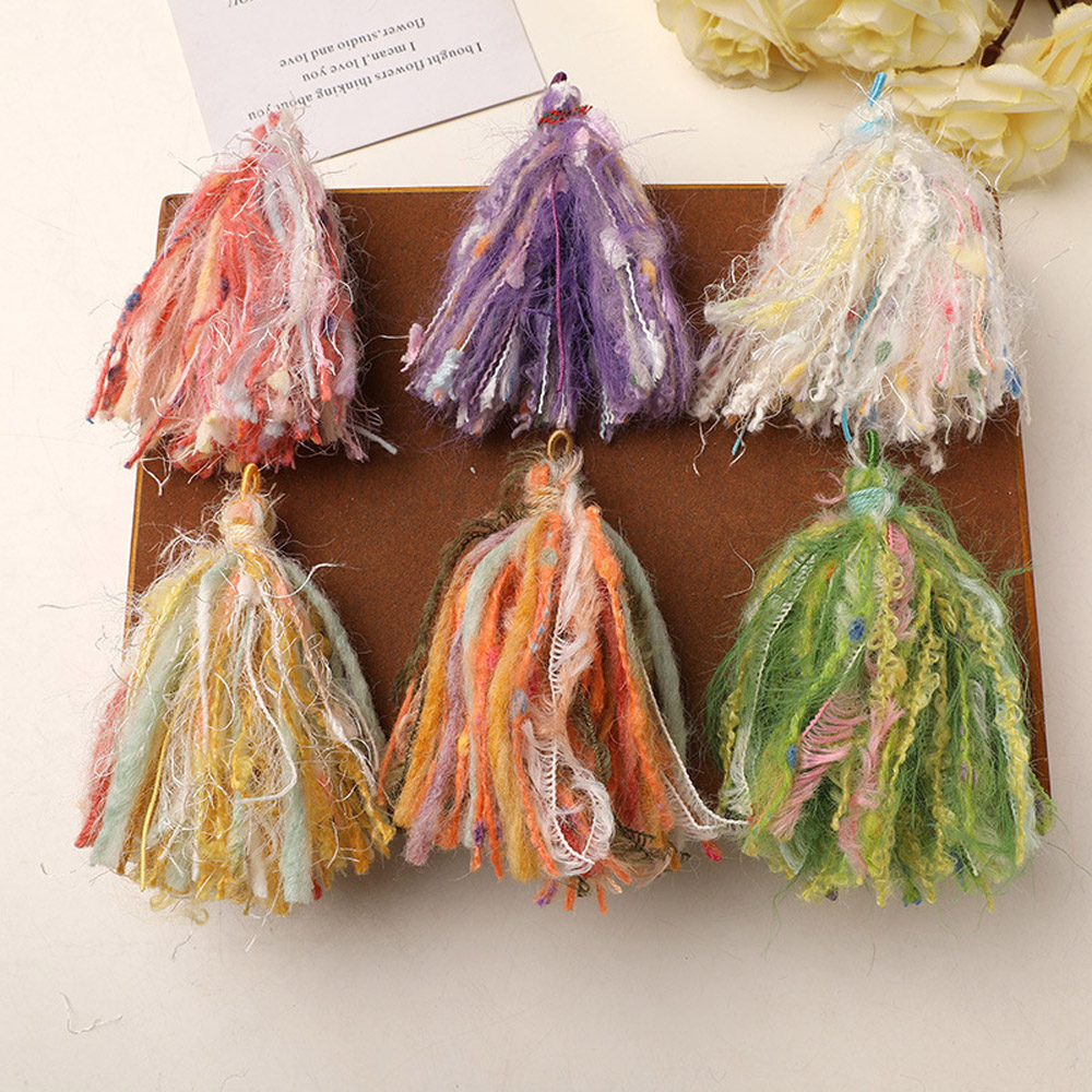 พู่ไหมพรมฝ้ายแบบชิ้นเดียว ทำมื - Sewing Thread In Textile บทวิจารณ์และราคา